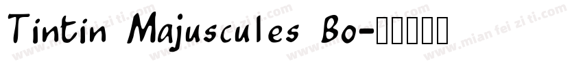 Tintin Majuscules Bo字体转换